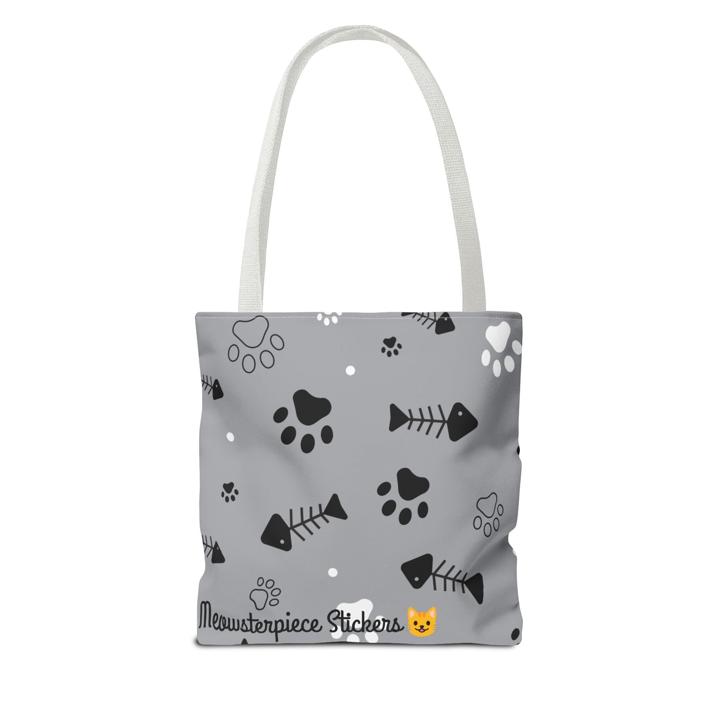 Cat Headphones Tote Bag