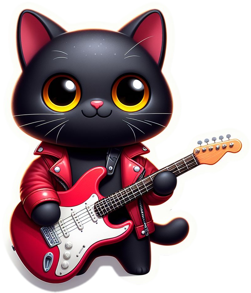 Rock and roll Kitty!